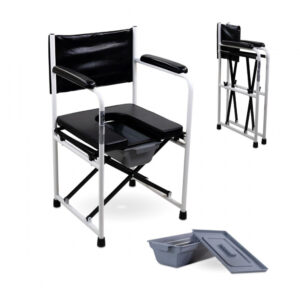 Silla WC plegable Ebro de Mobiclinic con reposabrazos